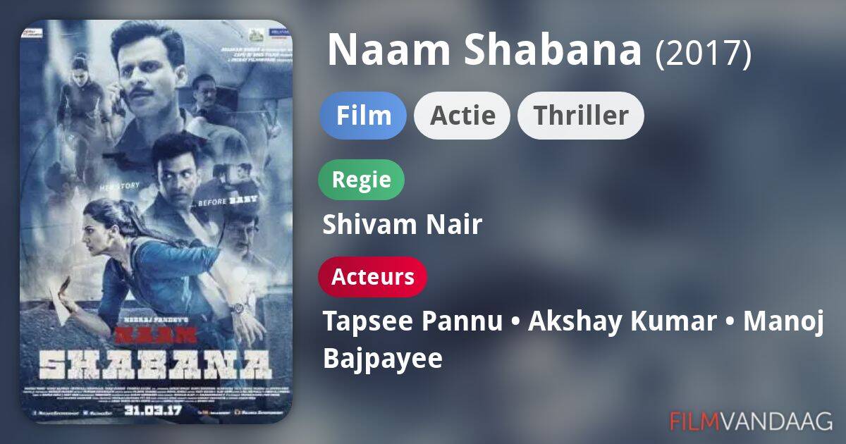 naam shabana 2017 cast